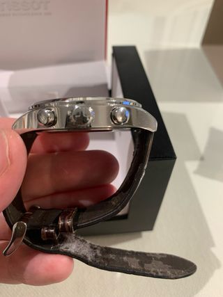Reloj Tissot Chrono Azul y Marrón. Último precio.