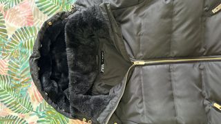 Anorak Zara Plumas Talla S