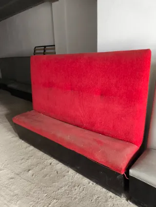 Lote sofás corridos hostelería po