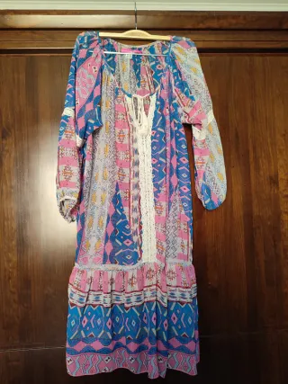 Vestido estampado boho chic