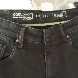 Cortefiel Cool Max Slim Ecomode Talla 42 Azul