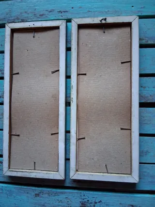 Pareja cuadros vintage