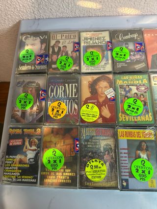 Lote Casetes Música Sin Abrir