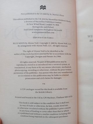 Blue Moon (The Immortals)