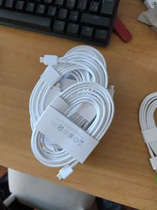 Cable Samsung USB-C a USB-C Blanco