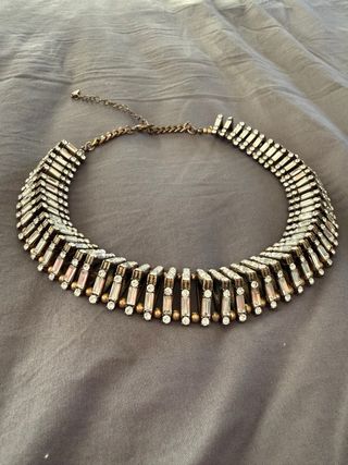 Collar Zara brillantes fiesta