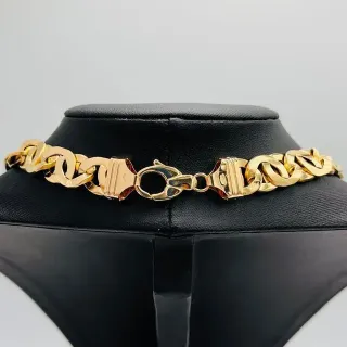 Cadena Tipo Cartier 18K 12mm