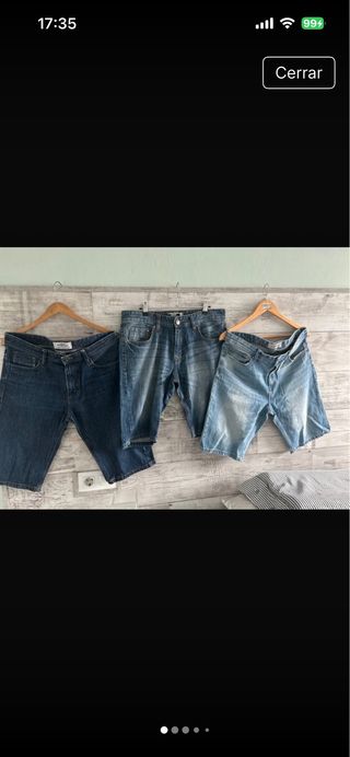 Lote 3 Bermudas Hombre por 15,00€