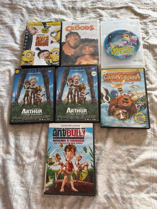 Lote 47 DVDs + pack de 2 + pack de 3 DVD’s