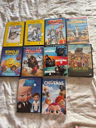 Lote 47 DVDs + pack de 2 + pack de 3 DVD’s