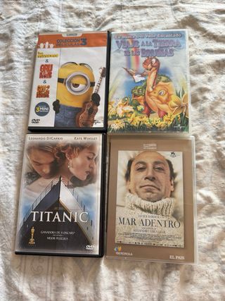Lote 47 DVDs + pack de 2 + pack de 3 DVD’s