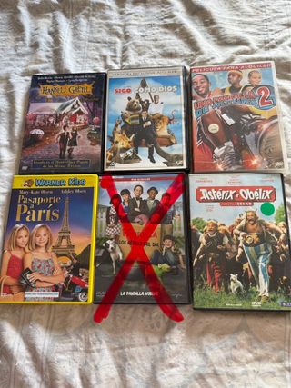 Lote 47 DVDs + pack de 2 + pack de 3 DVD’s