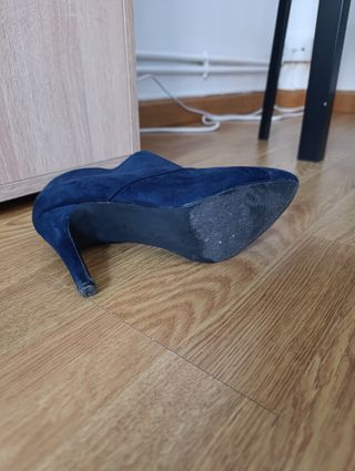 Botines azules tacón Mary Paz - número 36