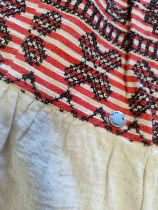 Vestido Midi Pepe Jeans Étnico Beige/Rosa