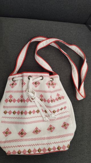 Bolso cruzado Natura Nuevo tipo Boho indie algodon