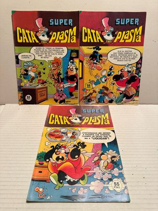 LOTE DE 3 TEBEOS SUPER CATAPLASMA de BRUGUERA