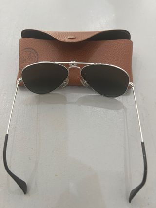 Gafas de Sol Ray-Ban Aviador Plata Negro
