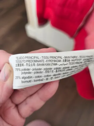 Cazadora Zara roja entretiempo hombre