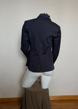 Cazadora de cuero auténtico negra