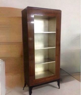 Mueble Estantería Madera y Cristal