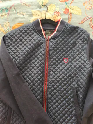 Cazadora Zara Hombre Azul Marino T M