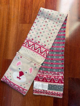 Conjunto gorro y bufanda niña