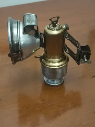 Lampada carburo acetilene primi '900