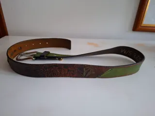 Cintura vintage Volcom verde y marrón