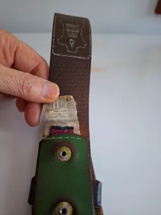 Cintura vintage Volcom verde y marrón