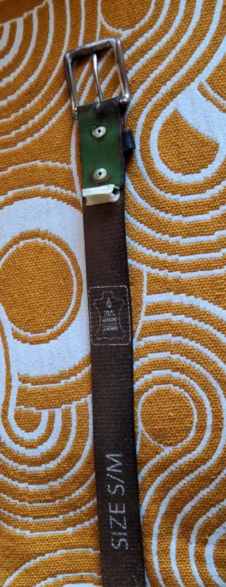 Cintura vintage Volcom verde y marrón