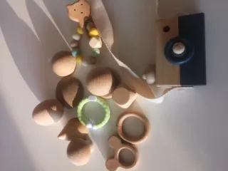 Lote Juguetes Madera Bebé