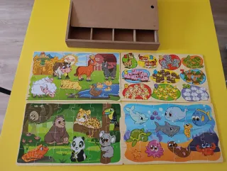 Puzzles madera de animales
