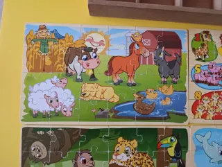 Puzzles madera de animales