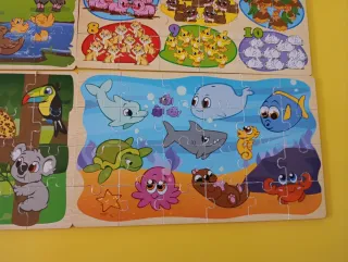 Puzzles madera de animales