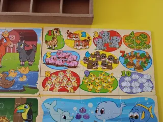 Puzzles madera de animales