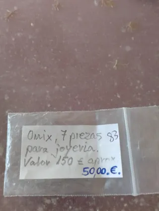 7 piezas de ONIX para joyería