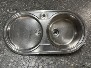Fregadero doble acero inoxidable