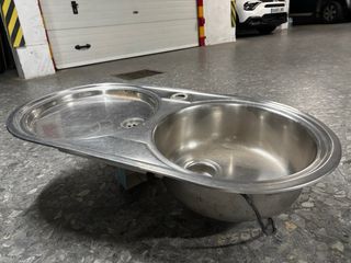 Fregadero doble acero inoxidable