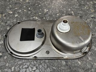 Fregadero doble acero inoxidable