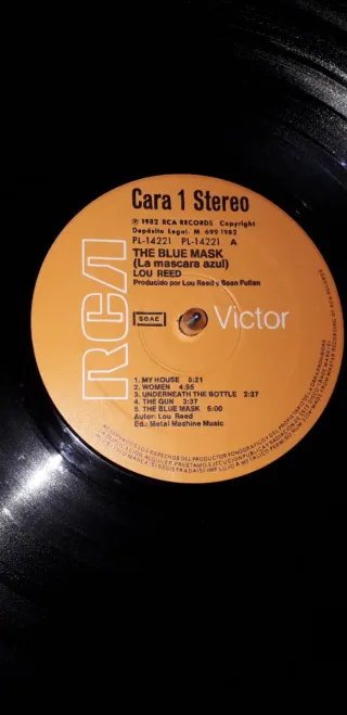 Vinilo Lou Reed - The Blue Mask