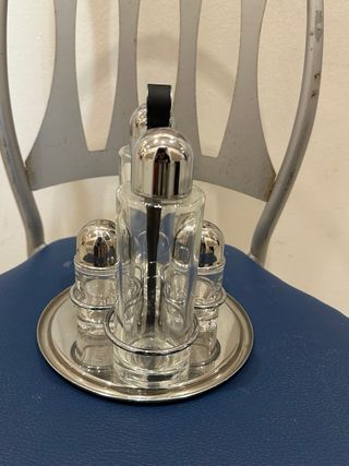 Set Olio Sale Morinox Vetro Acciaio