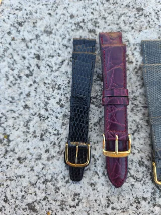 4 cinture per orologi in pelle