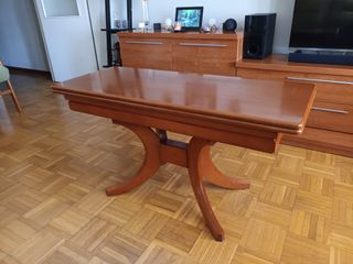 Mesa de salón extensible madera