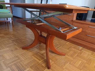 Mesa de salón extensible madera