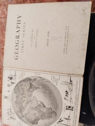 Libro inglés geography first book one 1920 - 1947