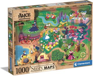 Clementoni - Puzzle 1000 Piezas Alicia en el país