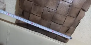 Bolso Desigual Marrón Tejido