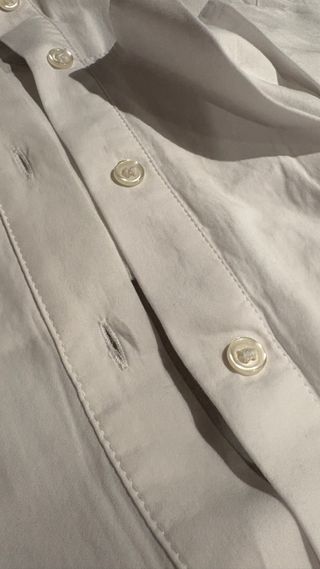 Camisa Zara Blanca. Talla europea XS, 34.