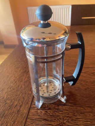 Cafetera de émbolo de cristal