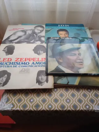 Vinilos Singles Bob Dylan, Elvis, Sinatra, Led Zep